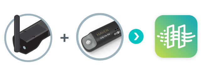 HAVEN devices and app connection